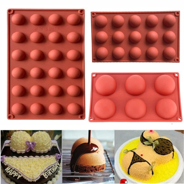 Silicone Mold Balls Chocolate  Ball Shape Silicone Cake Mold - Round Shaped  Silicone - Aliexpress