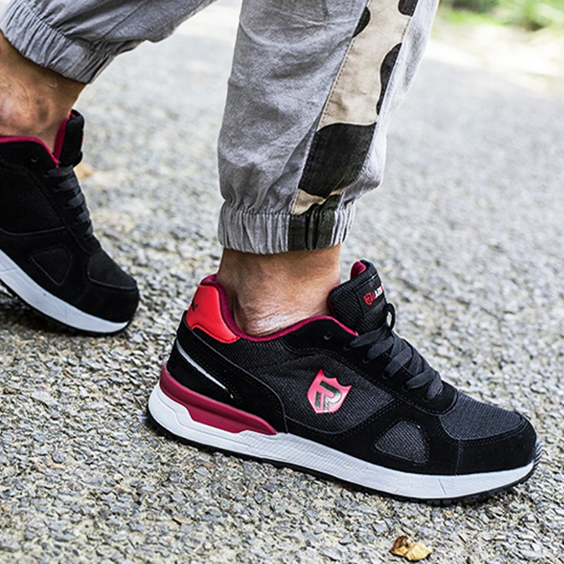 

LARNMERN Man Retro Sneakers for Men Work Safety Shoes Steel Toe Construction Sports Shoes Lightweight Anti-smashing Shoes