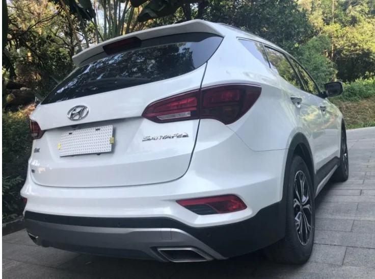 2 шт. Светодиодный отражатель заднего бампера светильник s для hyundai IX45 Santafe, функция тормозной светильник и Поворотный Светильник и светильник для вождения
