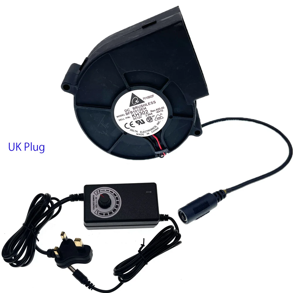 Delta BFB1012EH PWM ventilador para churrasco, AC