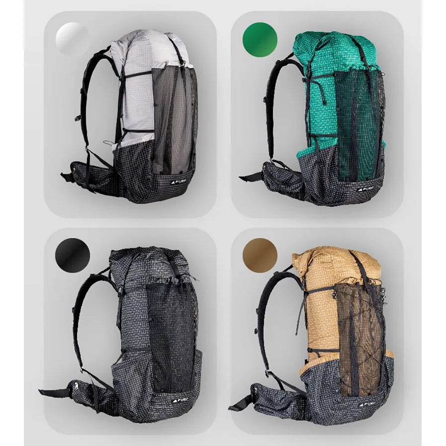 3F 880 Grams QiDian Pro UHMWPE  40+16L Outdoor Hiking Ultralight Backpack 4