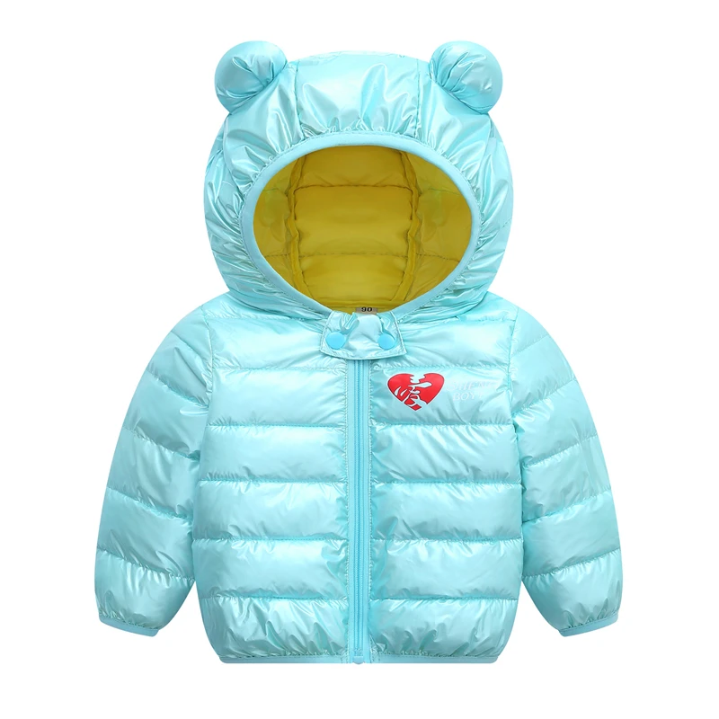 

Baby Winter Warm Down Jackets Baby Girl Boys Coats Kids Hooded Outerwear Zipper Coat Waterproof Snowproof Parkas Children Clothe