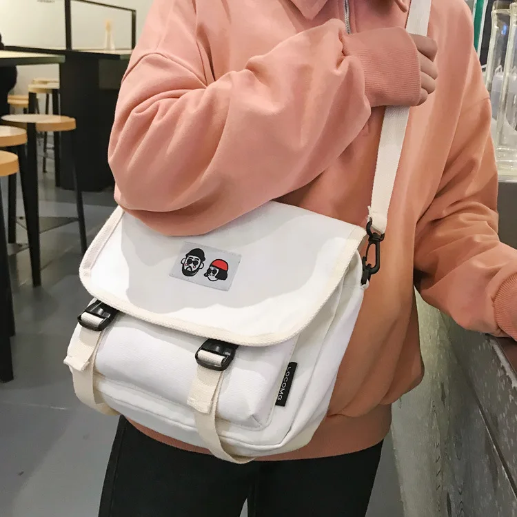 Школьная сумка женская Холщовая Сумка женская модная шикарная сумка на плечо большая сумка корейский стиль студентов Harajuku Ulzzang