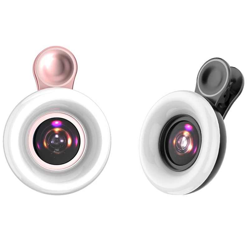 LED Phone Lens Selfie Ring Light Mobile Fill HD Macro Dimmable Lamp Beauty Ringlight | Электроника