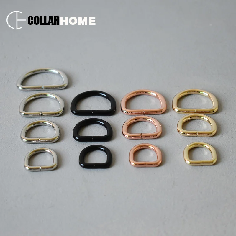 

15mm 20mm 25mm metal D rings Non-Welded webbing dog collar backpack outdoor bag straps D shaped belt buckle DIY sewing accessory