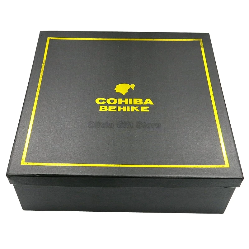 COHIBA Behike 50th anniversary Edition изящный фарфор 3 золы слот для сигар пепельница для сигарет открытый инструмент для курения табака подарочная коробка