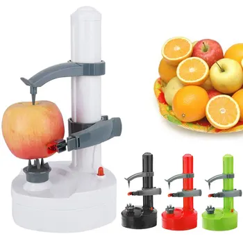 

Multi Electric Peeler Automatic Three Spare Blade Stainless Steel Fruit Peeler Vegetable Cutter Apple Potato Pear Peeler Machine