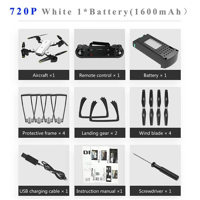720P Black 1Battery SG700-D WiFi FPV RC Дрон двойная камера складной оптический поток в реальном времени воздушная видео 4K 1080P 720P - Цвет: 720P Black 1Battery