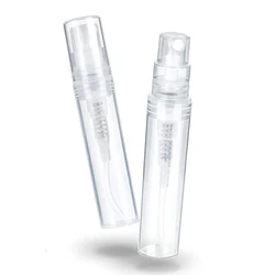 Set of 5 Clear Plastic Spray Bottles - Empty Refillable Containers for Travel, Cleaning, Essential Oils, and Perfume (Clear)