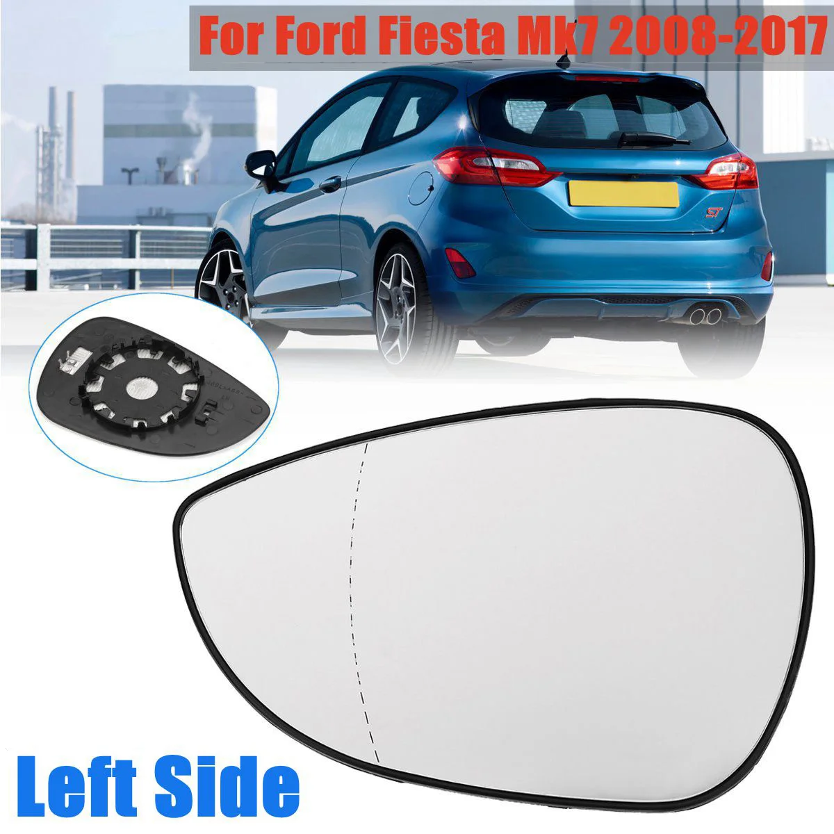 1 шт. зеркало заднего вида для Ford Fiesta Mk7 2008- запасные аксессуары