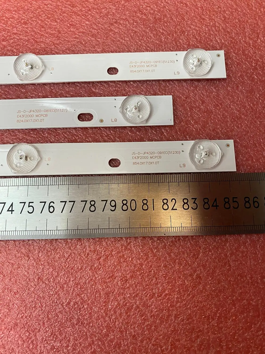 Tiras de Retroiluminação Led para Vekta Ld43s6015bt Ld43sf651bs Ms-l1111r tv Aktv432 Js-jp4320091ec 081ec E43f2000 D43-f2000 - Image 2