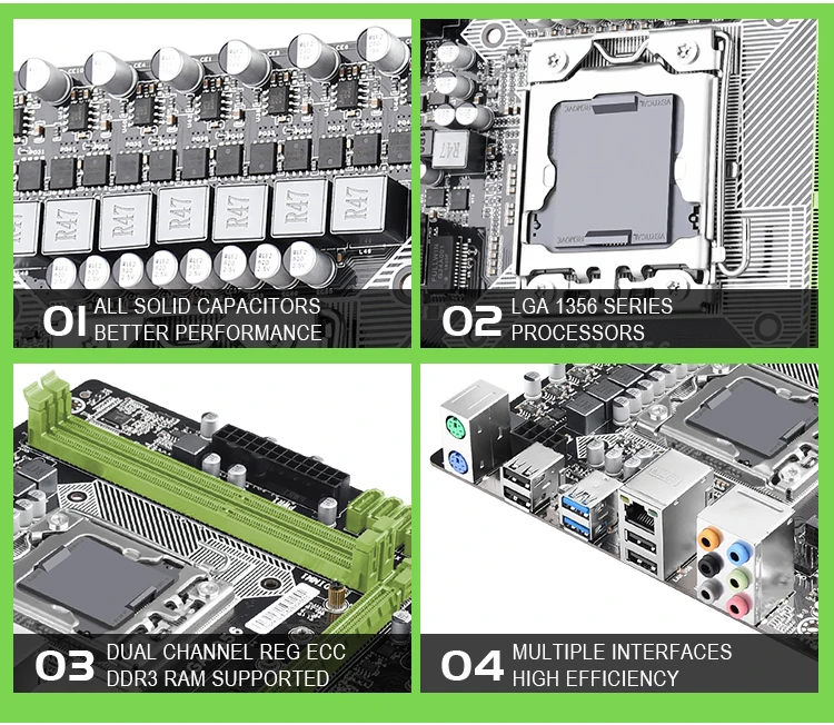 X79 x9a LGA1356 материнская плата m.2 sata usb 3,0 поддерживает серверную память REG ECC и процессор xeon E5 прочнее, чем x9a lga1356