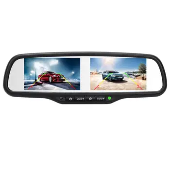 

4.3 Inch Dual TFT LCD Screen Car Reverse Rear View Mirror with Monitor Video Player for Car Rearview Backup Parking Camera/DVD