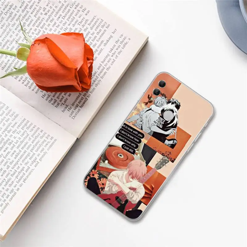 Anime Nhật Bản Cho đen Mềm Mại Ốp Lưng Điện thoại Huawei Honor xem 7a5.45inch 7c5.7inch 8x 8A 8C 9 9x10 20 10i 20i Lite Pro