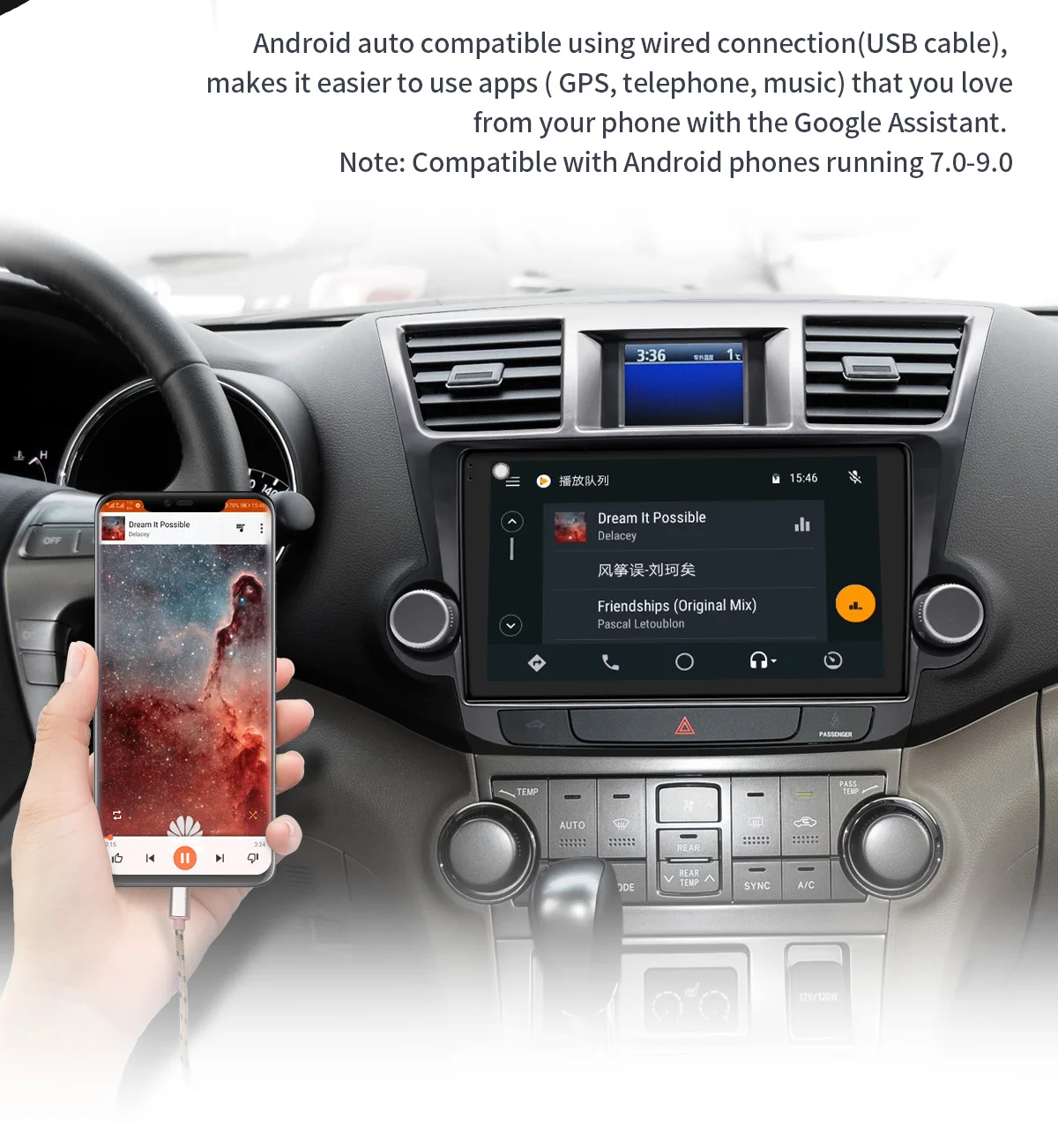 Cheap DSP Carplay 10.1" Android 8.1 Car Multimedia Radio for Toyota Highlander 2009-2014 GPS Subwoofer SPDIF WiFi 4G SIM DVR DAB OBD 17