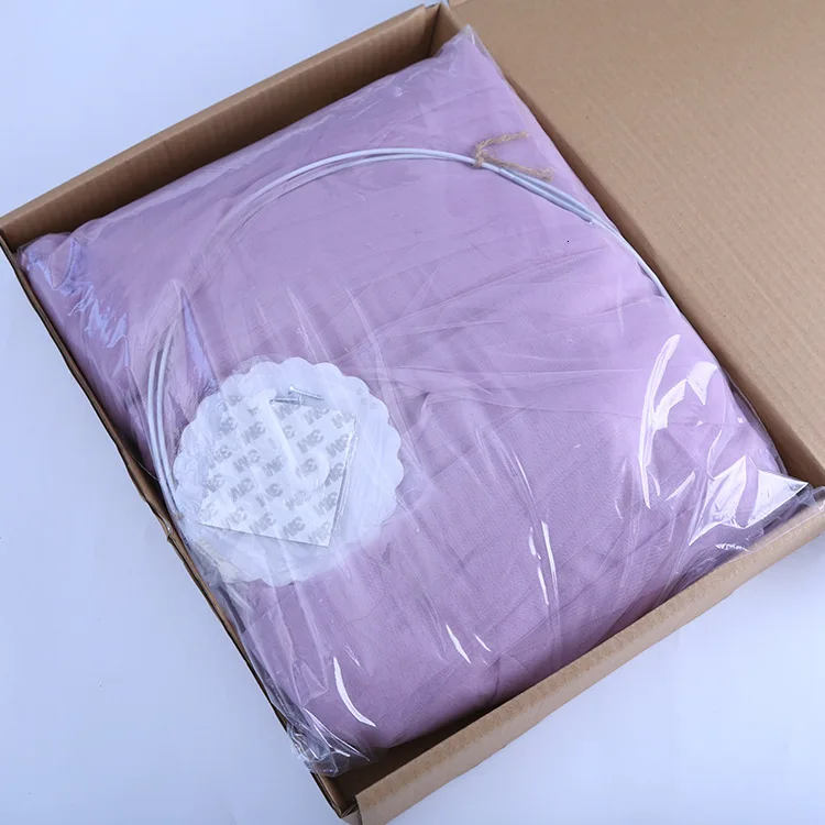Dreampurplebox Детский купол москитная сетка мечта Чемпион детское постельное белье купол кровать навес хлопковое покрывало занавеска для маленьких детей игры домашний декор - Цвет: Dreampurplebox