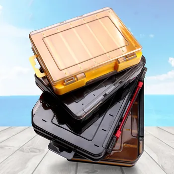 

Durable Storage Box Portable Beautiful Design Double-Sided Fishing Tackle Box Fish Hook Storage Box Fishing Accessories Box