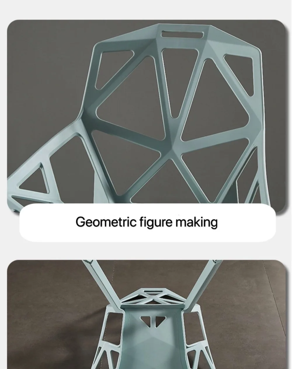 Living Room Furniture Home Chair Light Luxury Plastic Backrest Stool Desk Makeup Leisure Nordic Net Red Dining Modern Minimalist