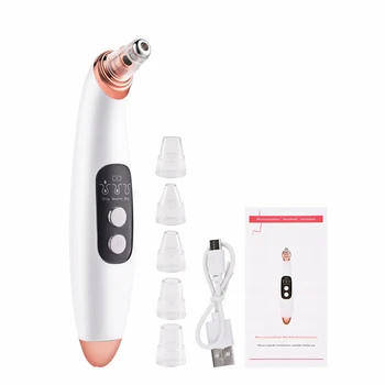 

Electric Blackhead Remover Vacuum Extractor Tool Dirt Spots Pore Acne Cleaner Skin Care Facial Pore Diamond Cleaner Machine 45