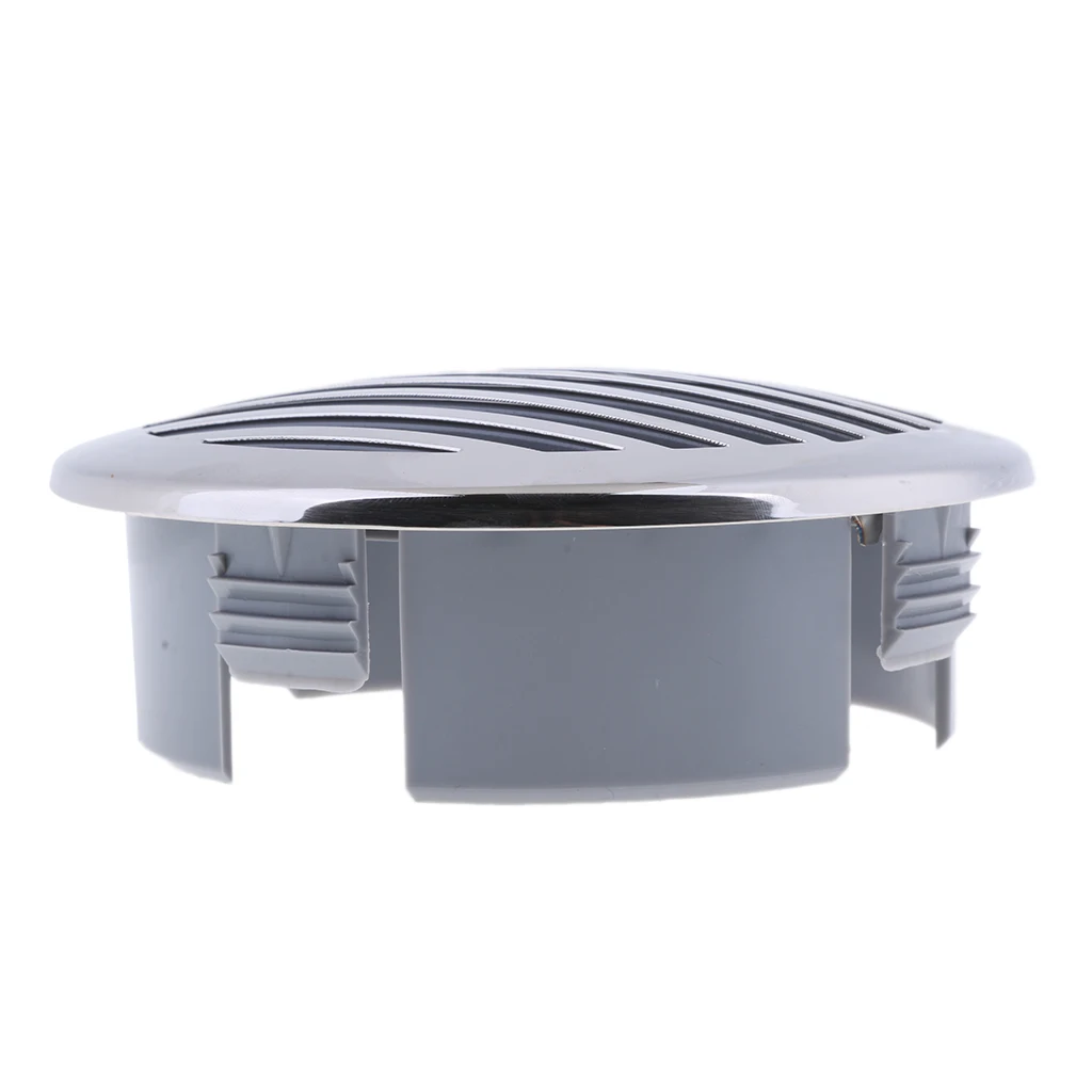 2Pcs 4 inch 100mm 316 Marine Grade Stainless Steel Grill Airflow Vent Cover 81933SS-HP