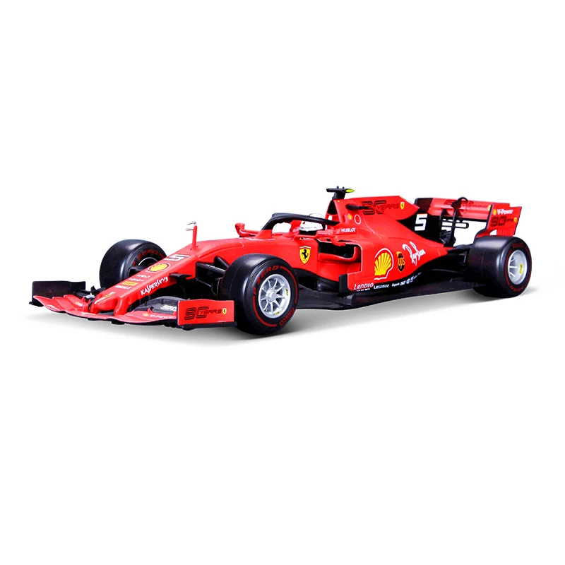 Bburago 1:18 F1 SF90#5 Sebastian Vettel#16 Charles Leclerc гоночный литой автомобиль