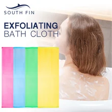 Нейлоновая сетка отшелушивает для ванны и душа для тела стирка с пышными потертостями Полотенце Ткань скруббер мыльный пузырь как люфа для ванны
