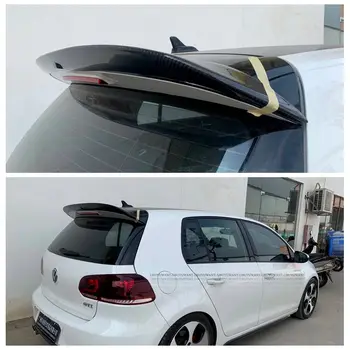 

For Volkswage Golf 6 VI MK6 2010-2013 spoiler high quality abs plastic car tail wing decoration Rear trunk spoiler for golf 6