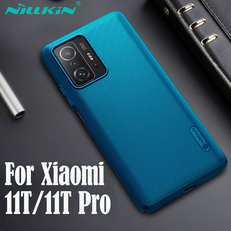 Чехол для Xiaomi 11T / Pro чехол NILLKIN Frosted Shield Business PC жесткий телефона Mi держатель в