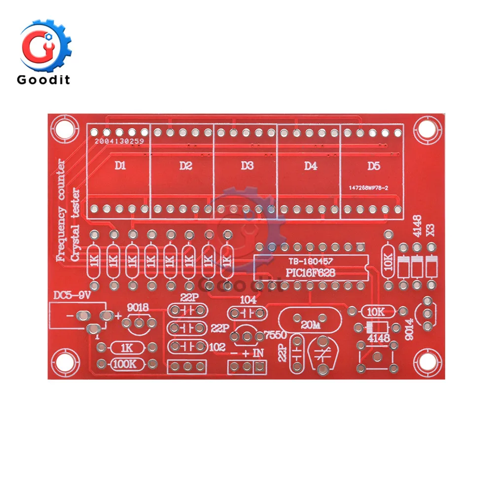 Digital LED Frequency Counter Kit 1Hz-50MHz USB 5V Crystal Oscillator Meter Tester DIY Kits Not Assembled ALI88