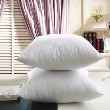 

Super soft Cushion Square White Peached Fabric Cushion Insert Decorative Pillows PP cotton 45*45 55*55cm