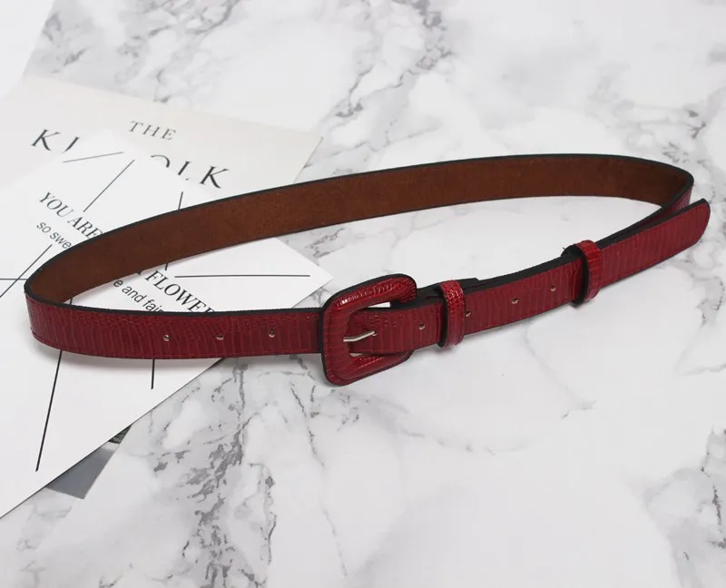 [YaLee] New Fashion Summer Autumn Simple Pin Buckle PU Leather Girdle Long Waist Belts Women N333