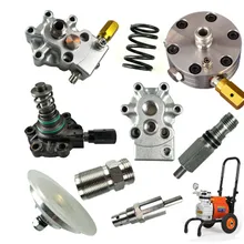 Безвоздушная распылительная машина высокого давления фитинги мембранная распылительная машина латексная машина для распыления краски Верхняя Крышка алюминиевый блок