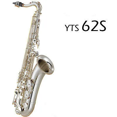 

High Quality Tenor Saxophone 62S Bb Tune Sliver Plated Woodwind Instrument with Carry Case Gloves Free Shipping