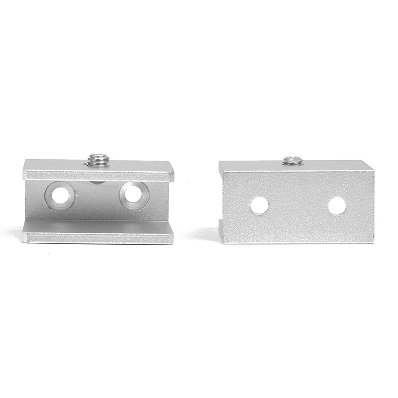 2rectangular-образный стеклянный зажим стеклянной полки с винтами