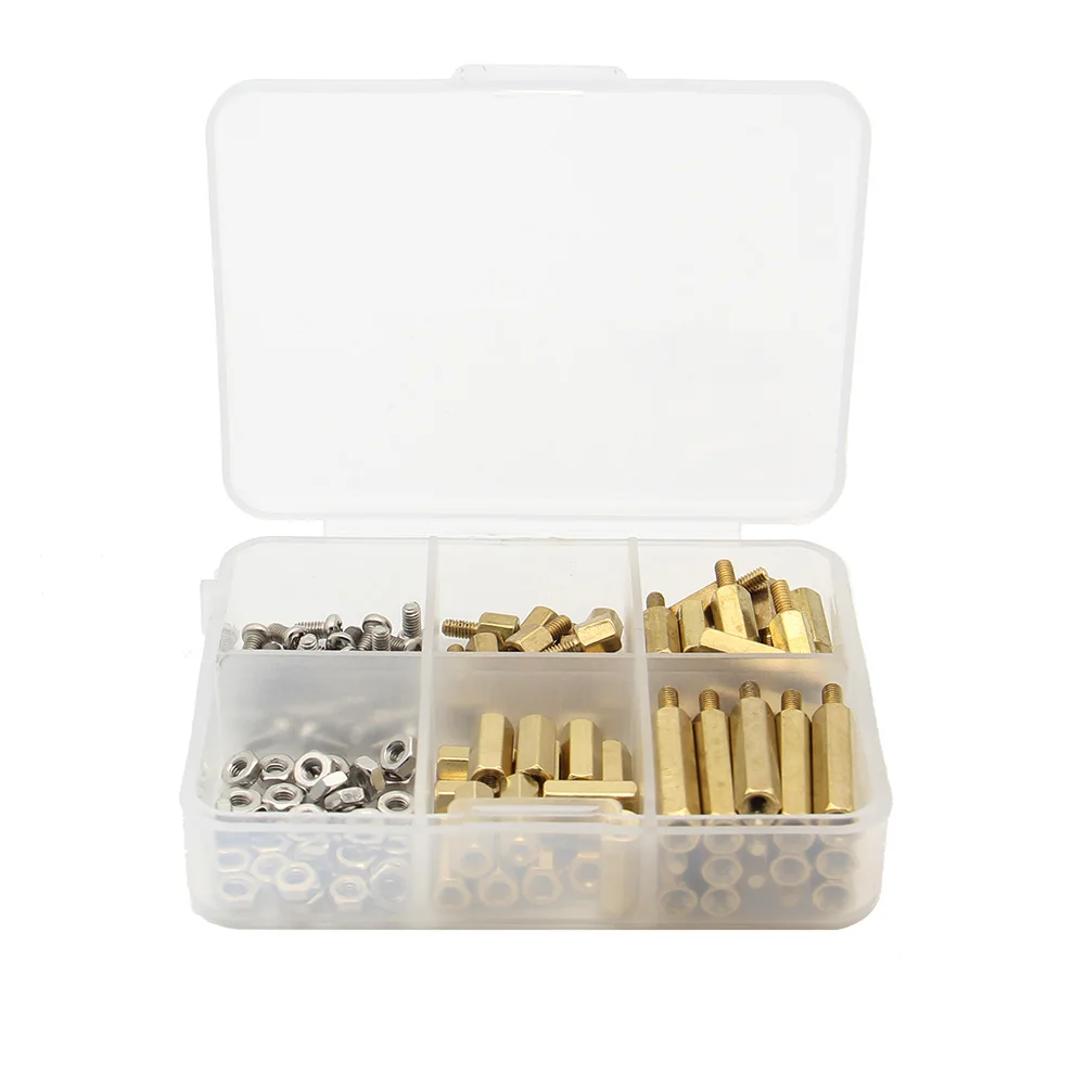 Raspberry Pi 120Pcs M2 5 Series Hex Brass Spacers Standoffs Nuts Screws Raspberry Pi 120Pcs M2 5 Series Hex Brass Spacers Standoffs Nuts Screws