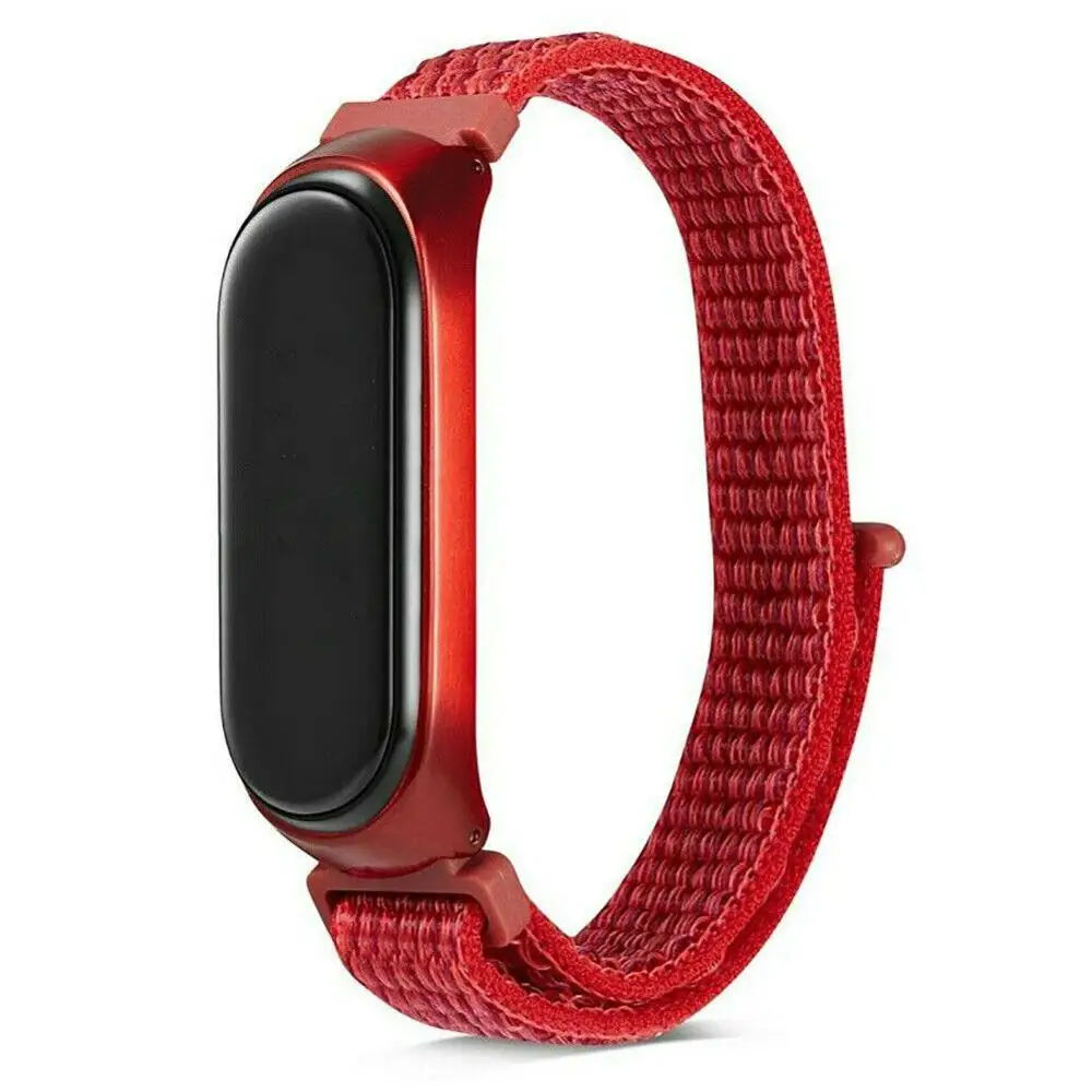 Для Xiaomi mi Band 3 4 вязаный нейлоновый ремешок умные аксессуары для mi 3 mi 4 сменный ремешок для смарт-браслета