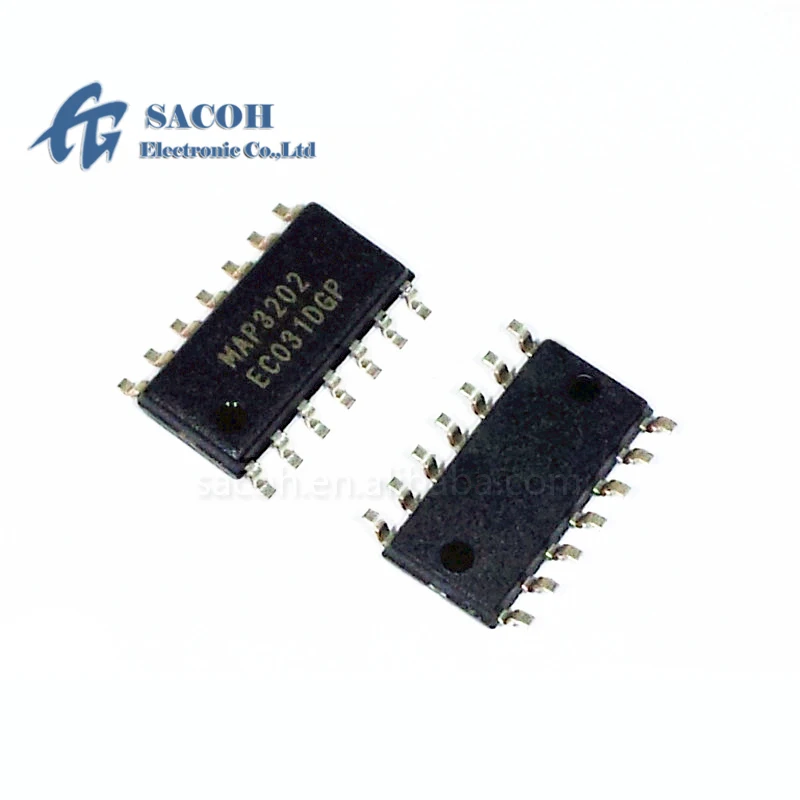 10 un MAP3202 IC Chip SOP-14 Nuevo 10 un MAP3202 IC Chip SOP-14 Nuevo