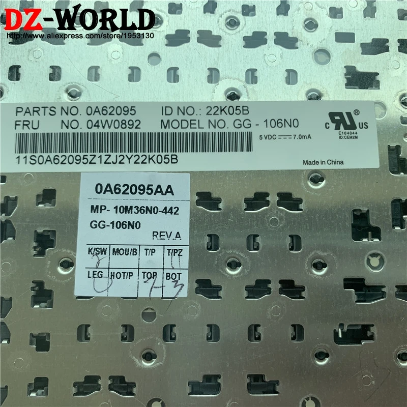 Норвегия, норвежская версии клавиатуры для lenovo Thinkpad E520 E525 ноутбук Teclado 04W0856 04W0892