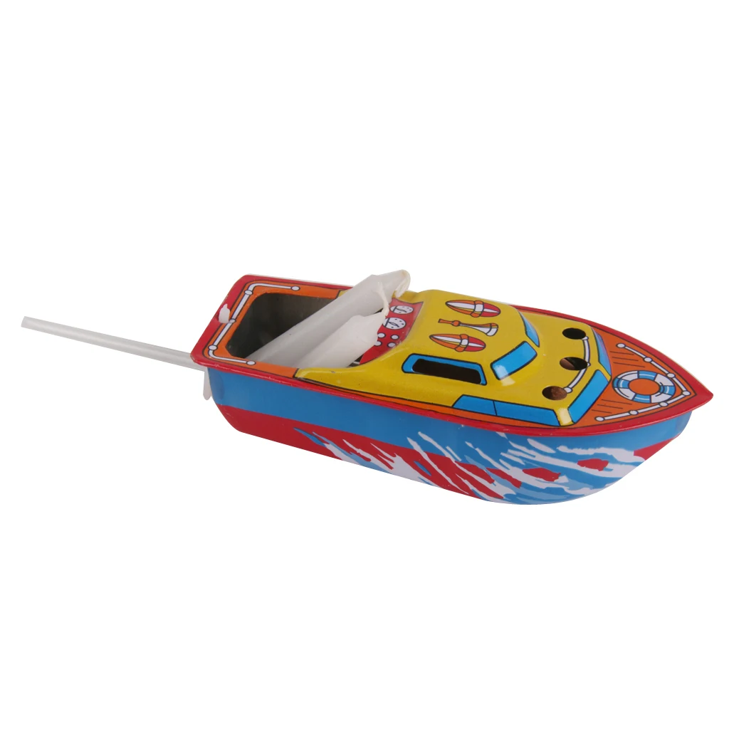 

Vintage - Boat Steam Powered Collectable Toy Educational Retro Tin Boat Toy Gift