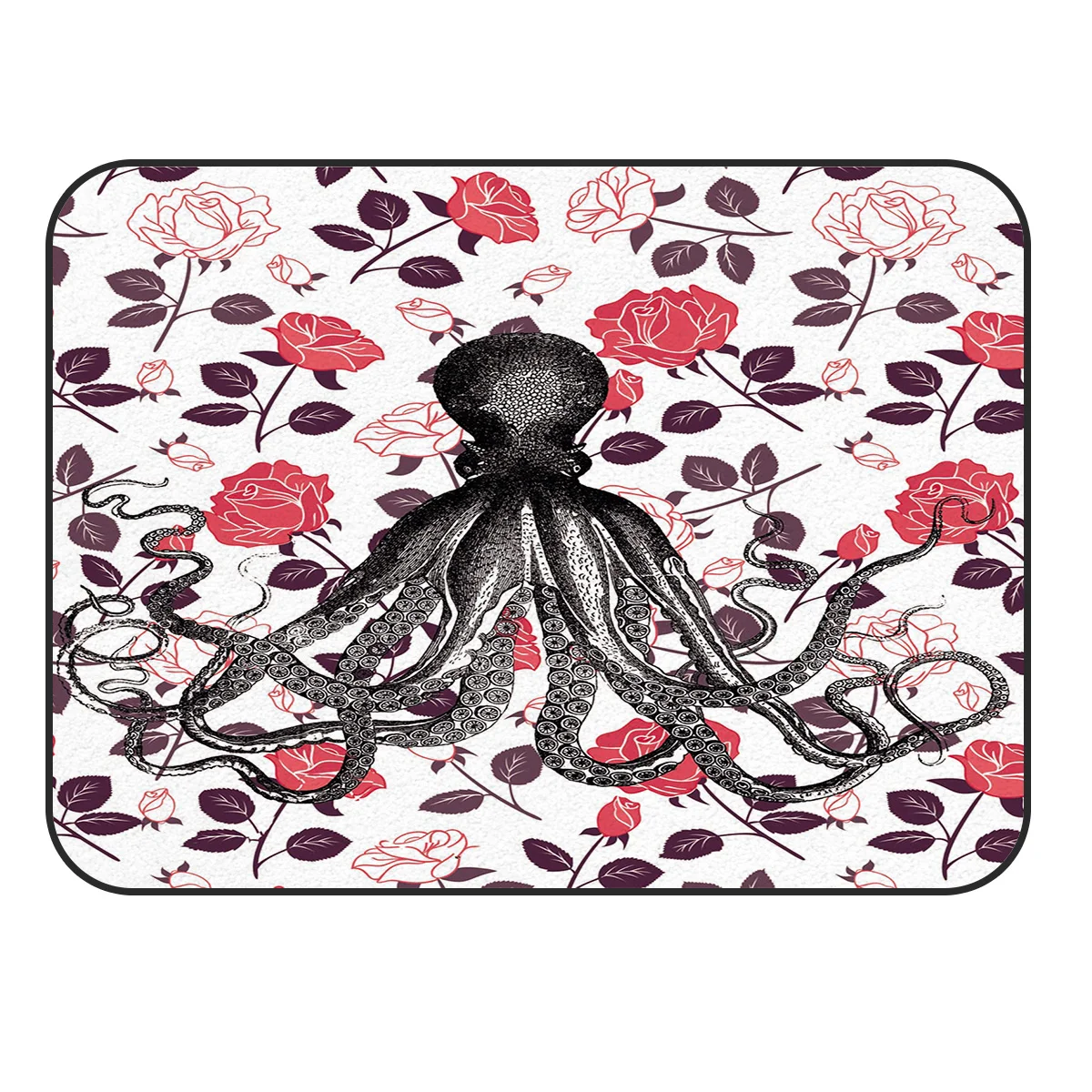 CHARMHOME мягкий ковер Противоскользящий ковер Осьминог и цветочный ковер для гостиной коврик для спальни украшения дома аксессуары