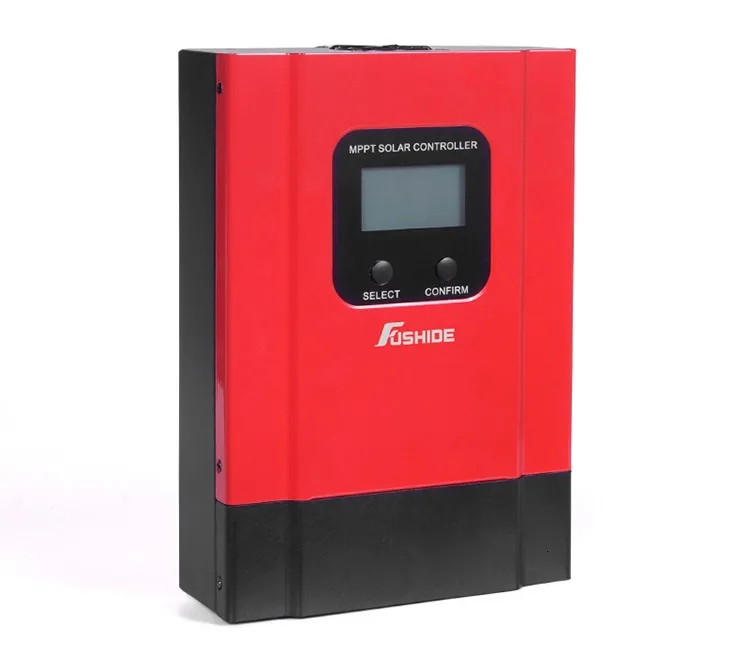 FSD-B-R Red Color 60A MPPT Solar Charge Controller with APP/WiFi Monitoring