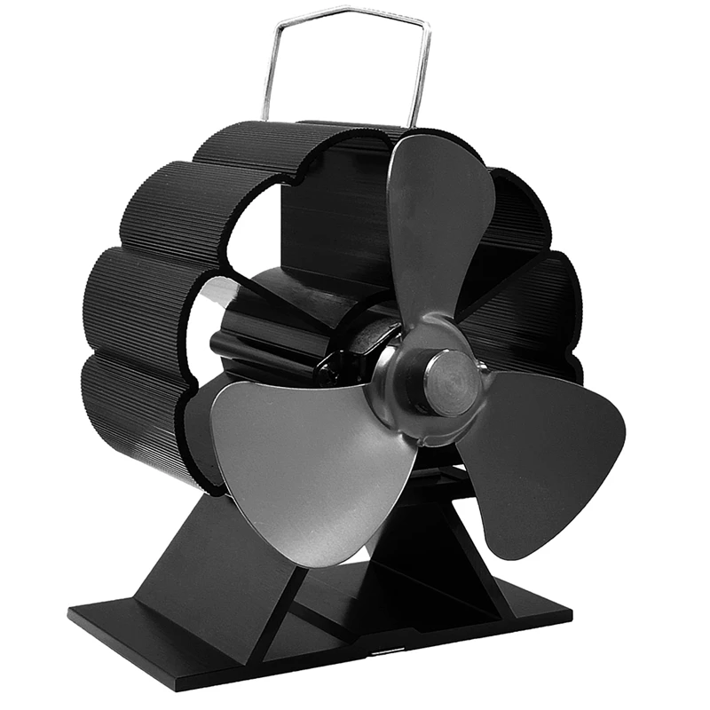 

TOP 3-Blade Stove Fan Ultra Quiet Fireplace Wood Burning Eco Friendly Fan Wood/Log Burner Fan,Stove Fan Heat Powered Fireplace F