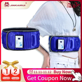 

Jinkairui Abdomen BodyAbdominal Belly Muscle Waist Trainer Stimulator Electric Vibration Slimming Belt Loss Weight Fat Burning