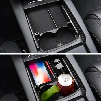 

Center Console Organizer Tray for Car Armrest Box Interior Accessories Drinking Holder B99