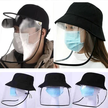 

Protective Protection Hat With Anti Fog Big Eaves Face Mask Protective Cover Anti Dust Saliva Splash Transmission Masque D30