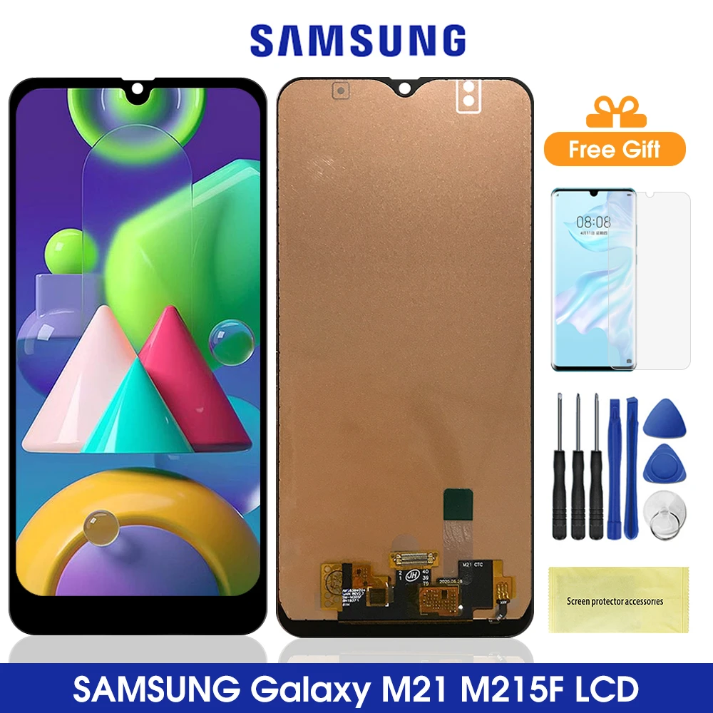 Lcd For Samsung Galaxy M21 M215 Lcd Display Touch Screen Digitizer Assesmbly For Samsung M215 M215f M215f Ds Lcd Mobile Phone Lcd Screens Aliexpress