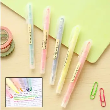 

Fluorescent Pen Universal Portable Double Head Highlighter School Graffiti Pen Surface Ceramic Glass Painting Writing
