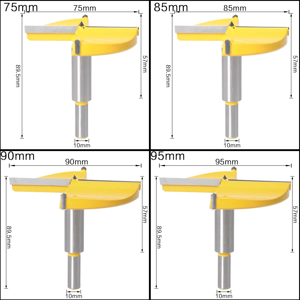 1 шт 15мм-100 мм Форстнер советы Деревообрабатывающие инструменты отверстие пилы резак шарнир сверла Круглый хвостовик вольфрам карбид Cutte