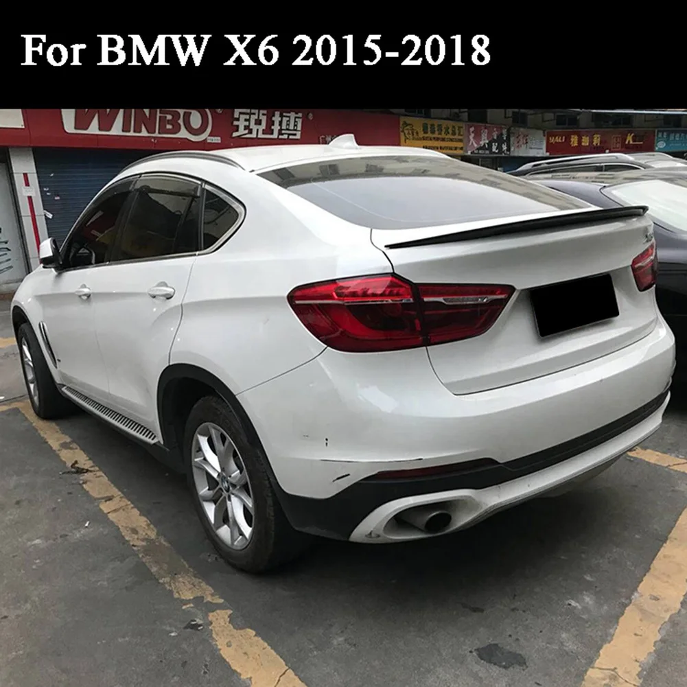 Подходит для BMW X4 2014 2015 2016 2017 2018 /X6 ABS спойлер заднего багажника крыла Lip |