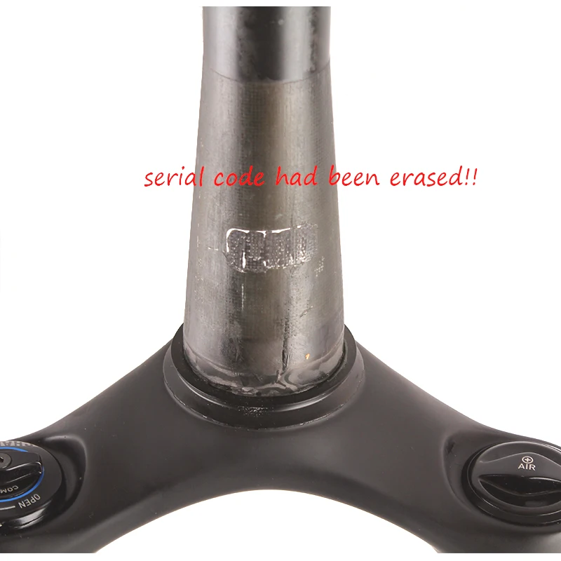 Новинка 2018 года! ROCKSHOX WORLD CUP 1 5 конический углеродный STEERER 100 мм 15 AXLE 29 дюймов SOLO AIR